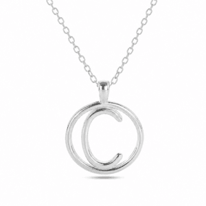 Initial Necklace Silver Wholesale | N00129