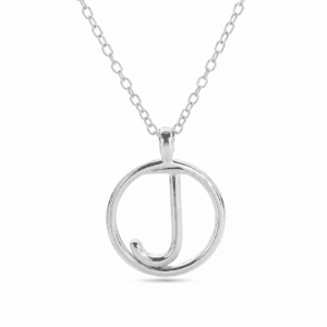 Initial Necklace Silver Wholesale | N00130