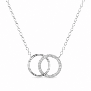 Silver Circle Necklace Wholesale | N00132