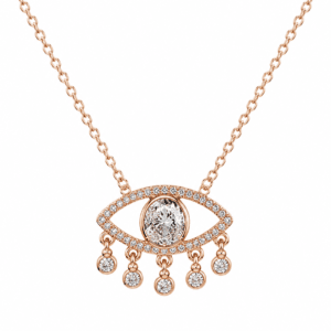 Sterling Silver Evil Eye Necklace Wholesale | N00153