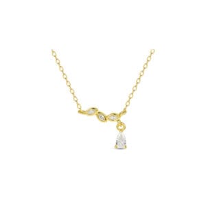 Sterling Silver Cubic Zirconia Necklace Wholesale | N0016