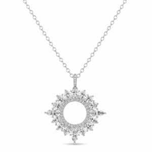 Sun Necklace Silver Wholesale | N00168
