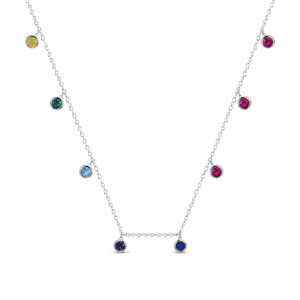 Silver Station Necklace Wholesale | N00170