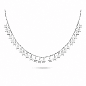 Sterling Silver Fringe Necklace Wholesale | N00172