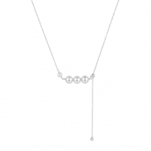 Silver Pearl Necklace Wholesale | N00176