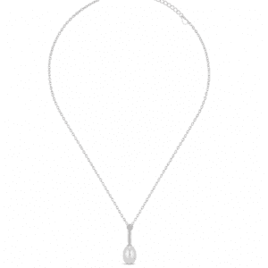Silver Pearl Necklace Wholesale | N00184