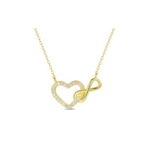 Silver Heart Necklace Wholesale | N0019