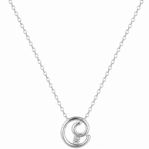 Moon Necklace Silver Wholesale | N00194