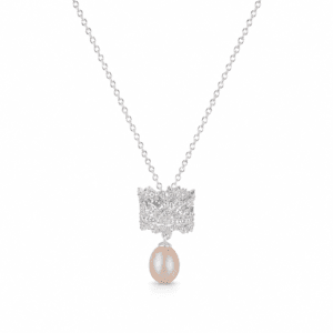 Silver Pearl Necklace Wholesale | N00198