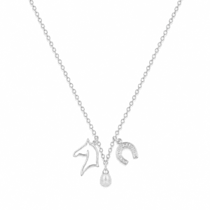 Silver Pearl Necklace Wholesale | N00204