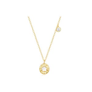 Silver Medallion Necklace Wholesale | N0033