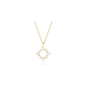 Opal Necklace Silver Wholesale | N0040