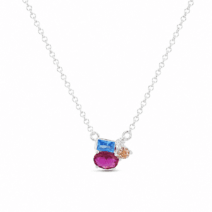 Gemstone Necklace Silver Wholesale | N0052