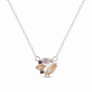 Gemstone Necklace Silver Wholesale | N0054