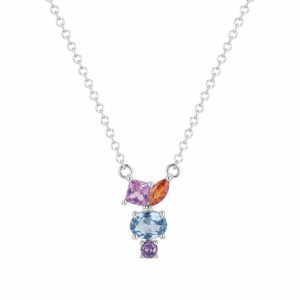 Gemstone Necklace Silver Wholesale | N0058