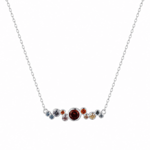 Silver Station Necklace Wholesale | N0059