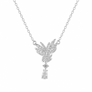 Sterling Silver Angel Wing Necklace Wholesale | N0060