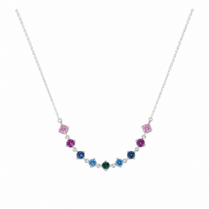 Silver Station Necklace Wholesale | N0062