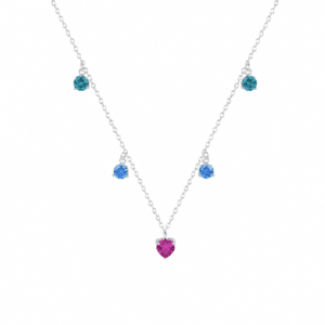 Silver Station Necklace Wholesale | N0063