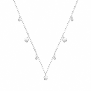 Silver Station Necklace Wholesale | N0064