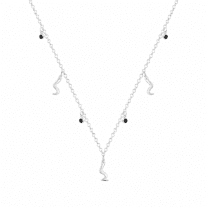 Black and Silver Necklace Wholesale | N0065