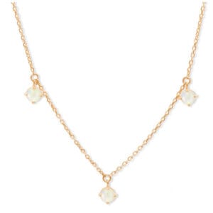 Opal Necklace Silver Wholesale | N007