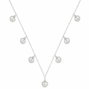 Silver Pearl Necklace Wholesale | N0070