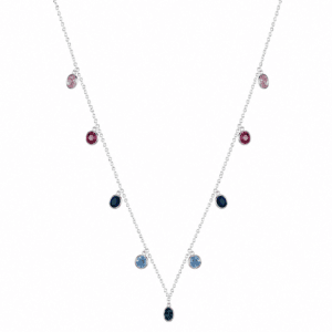 Silver Station Necklace Wholesale | N0077