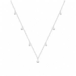 Silver Station Necklace Wholesale | N0080