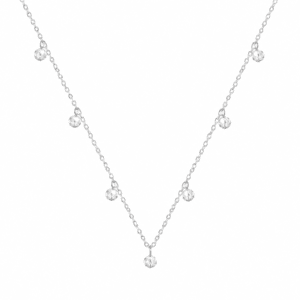 Silver Circle Necklace Wholesale | N0081