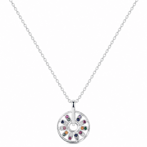 Silver Medallion Necklace Wholesale | N0095