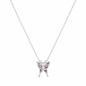 Silver Butterfly Necklace Wholesale | N0097