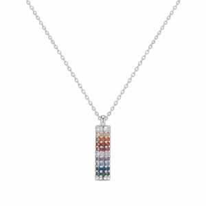 Silver Bow Necklace Wholesale | N0099