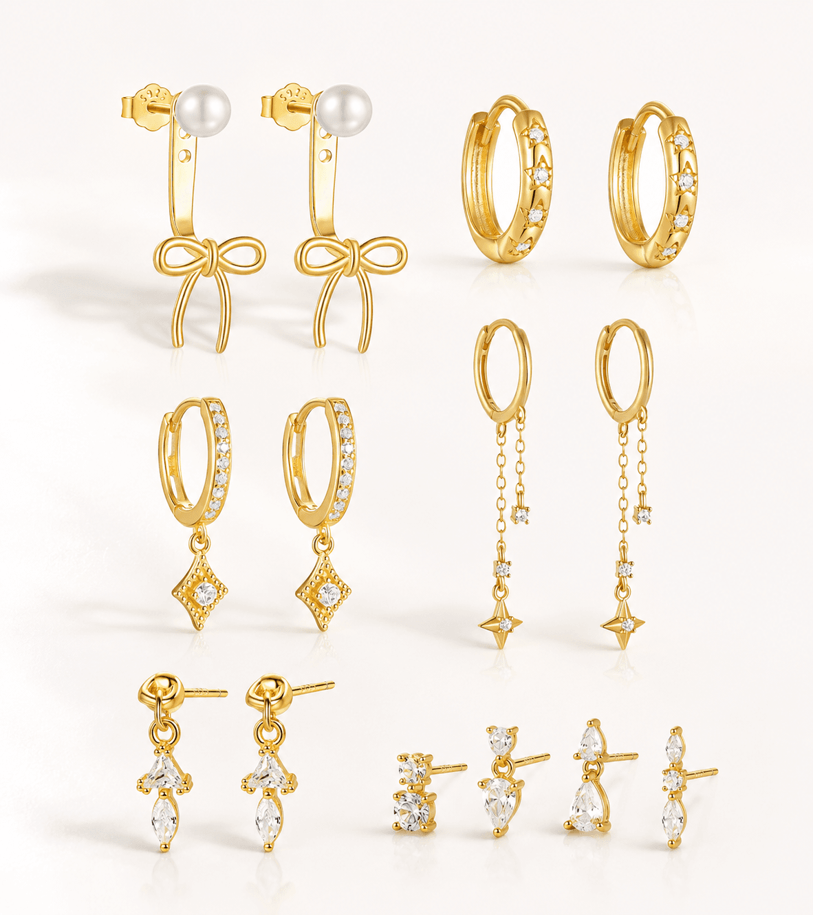 Wholesale 925 sterling silver earrings collection